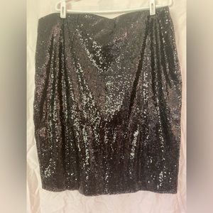 Lane Bryant sequin pencil skirt.